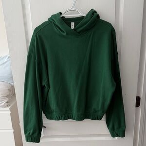 Brand new Lulu Green cropped Women's Hoodie Sweater